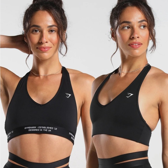 GYMSHARK S REVERSIBLE HALTERNECK SPORTS BRA - Picture 1 of 2